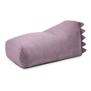 Fialový menčestrový detský sedací vak Snug 130 Dragon – SLOWDOWN