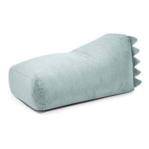 Menčestrový detský sedací vak v mentolovej farbe Snug 130 Dragon – SLOWDOWN