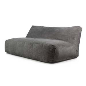 Tmavosivý menčestrový sedací vak Sofa Tube 190 – SLOWDOWN