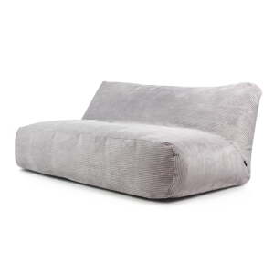 Svetlosivý menčestrový sedací vak Sofa Tube 190 – SLOWDOWN