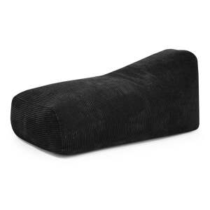 Čierny menčestrový sedací vak Snug 130 – SLOWDOWN