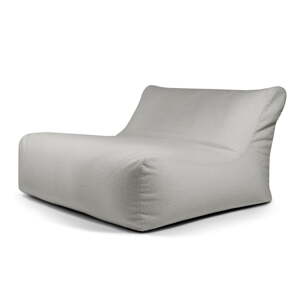 Svetlosivý sedací vak z textílie buklé Sofa Lounge – SLOWDOWN