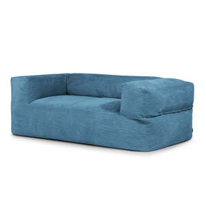 Modrý menčestrový sedací vak Sofa MooG – SLOWDOWN