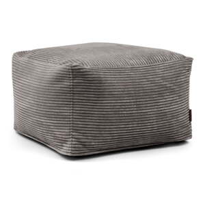 Tmavosivý menčestrový sedací vak Softbox MooG – SLOWDOWN