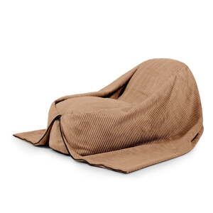 Hnedý menčestrový detský sedací vak Cocoon 120 – SLOWDOWN