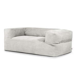 Krémovobiely menčestrový sedací vak Sofa MooG – SLOWDOWN