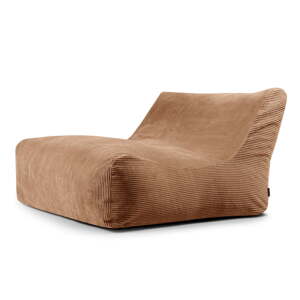 Hnedý menčestrový sedací vak Sofa Lounge – SLOWDOWN