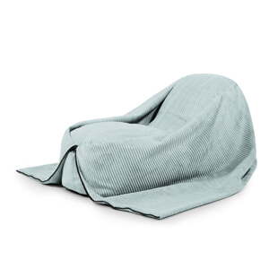 Menčestrový detský sedací vak v mentolovej farbe Cocoon 120 – SLOWDOWN