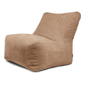 Hnedý menčestrový sedací vak Seat 100 Lounge – SLOWDOWN