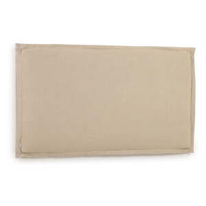 Béžové čalúnené čelo postele 206x106 cm Tanit – Kave Home