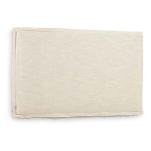Biele čalúnené čelo postele 186x106 cm Tanit – Kave Home