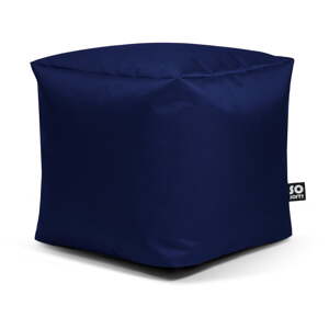 Tmavomodrý detský sedací vak Cube M – So Soft?