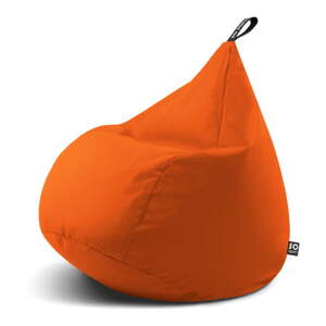 Oranžový sedací vak Drop L – So Soft?