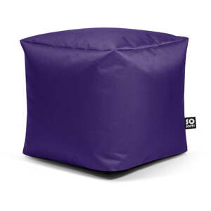 Fialový detský sedací vak Cube M – So Soft?
