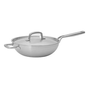 Wok nerezová panvica s pokrievkou ø 30 cm Lucca 3.0 – FABINI