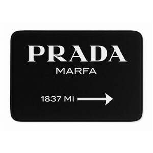 Čierna zamatová kúpeľňová predložka 60x100 cm Prada – Mila Home