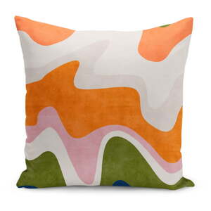 Obliečka na vankúš 43x43 cm Squiggly Orange – Mila Home