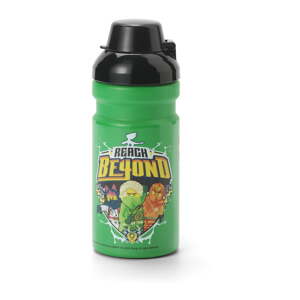 Zelená detská fľaša 390 ml Ninjago – LEGO®