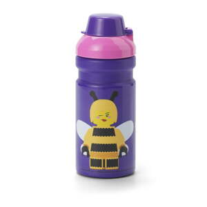 Fialová detská fľaša 390 ml Bee – LEGO®