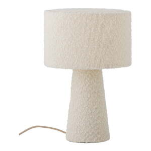 Biela stolová lampa s textilným tienidlom (výška  30 cm) Emmie – Bloomingville