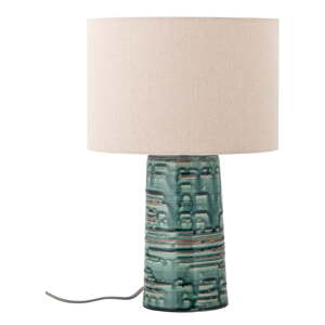 Zelená stolová lampa s textilným tienidlom (výška  46 cm) Freyah – Bloomingville