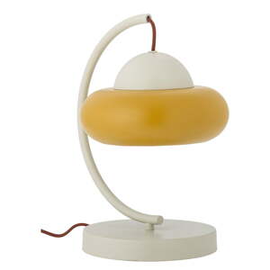 Okrovožltá/krémovobiela stolová lampa (výška  34,5 cm) Bubble – Bloomingville