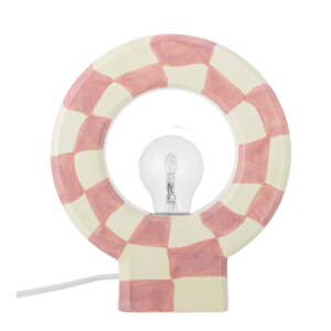 Ružová stolová lampa (výška  23,5 cm) Vialini – Bloomingville