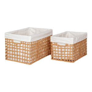Košíky v súprave 2 ks 25x35x22 cm Bustelo – House Nordic