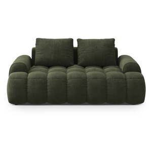 Zelená zamatová pohovka 175 cm Linz – Cosmopolitan Design