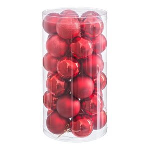 Vianočné gule v súprave 30 ks ø 6 cm – Casa Selección
