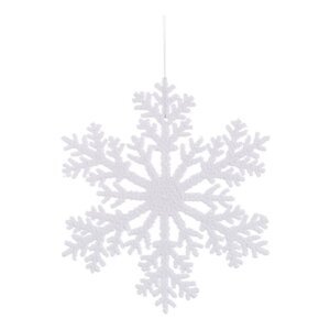 Plastová závesná vianočná dekorácia 25 cm Snowflake – Casa Selección