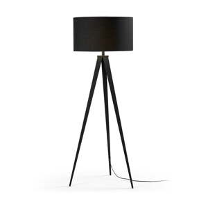 Čierna stojacia lampa La Forma Uzagi