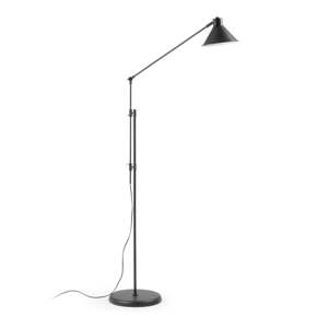 Čierna stojacia lampa La Forma Odine